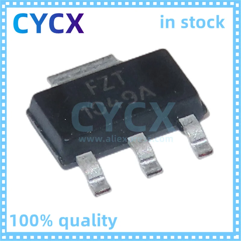 10pcs FZT1049A FZT1049  SOT223 Bipolar transistor Brand-new, original, off the shelf