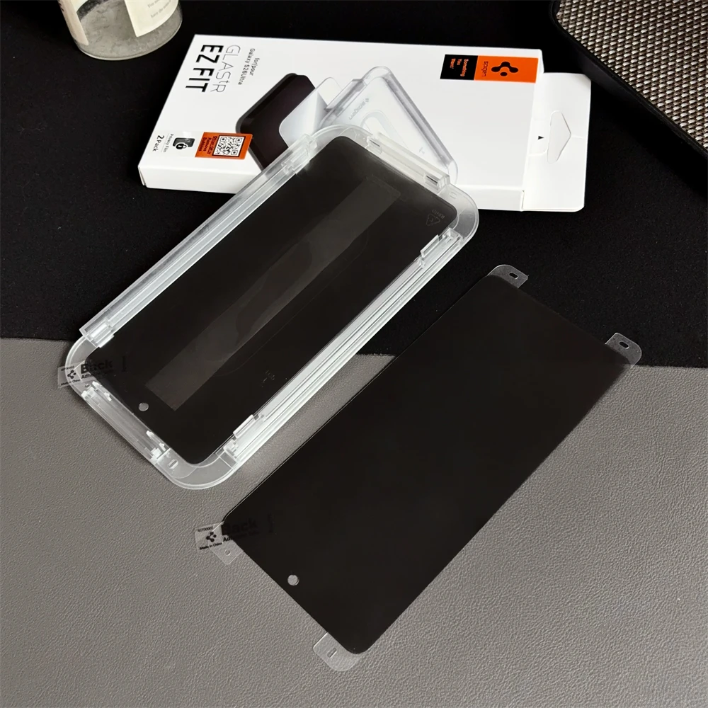 2 SZT. Spigen Glas.tR EZ Fit Szkło Hartowane z Ochroną Czujnika, Folia Ochronna na Ekran o Wysokiej Rozdzielczości do Samsung Galaxy S26 S25 S24 Ultra — zdjęcie produktu 6