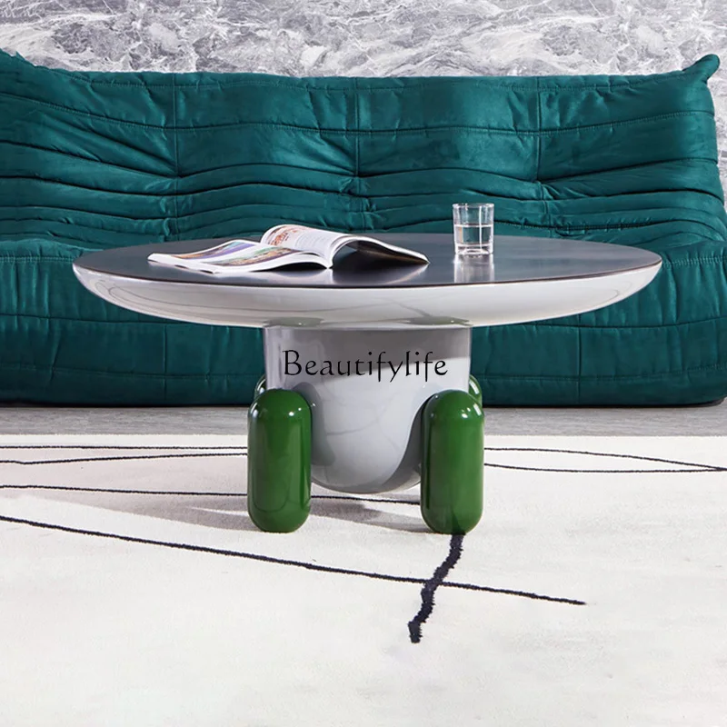 

Unique Design Coffee Tables Round Minimalist Aesthetic Premium Coffee Tables Trendy Nordic Table Basse