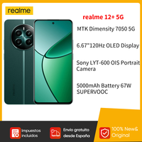 realme12+ 5G Smartphone Sony LYT-600 OIS Portrait Camera 120Hz Ultra-Smooth AMOLED Display Dimensity 7050 Chipset 5G 5000mAh NFC