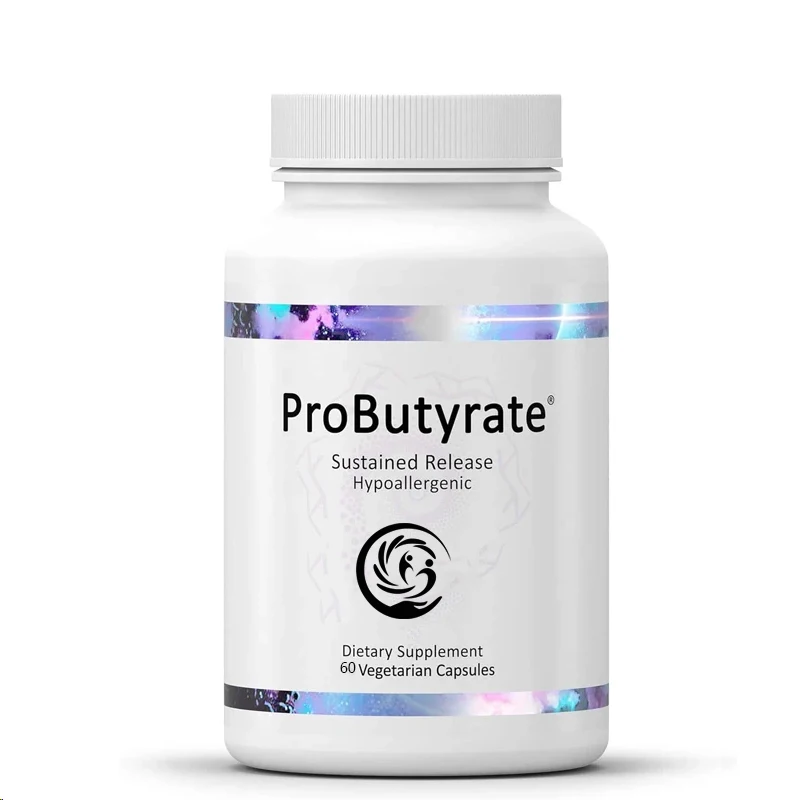 Suplemento de salud intestinal ProButyrate, un complejo de ácido butírico, ayuda a restaurar el equilibrio y estabilizar el microbiomo intestinal
