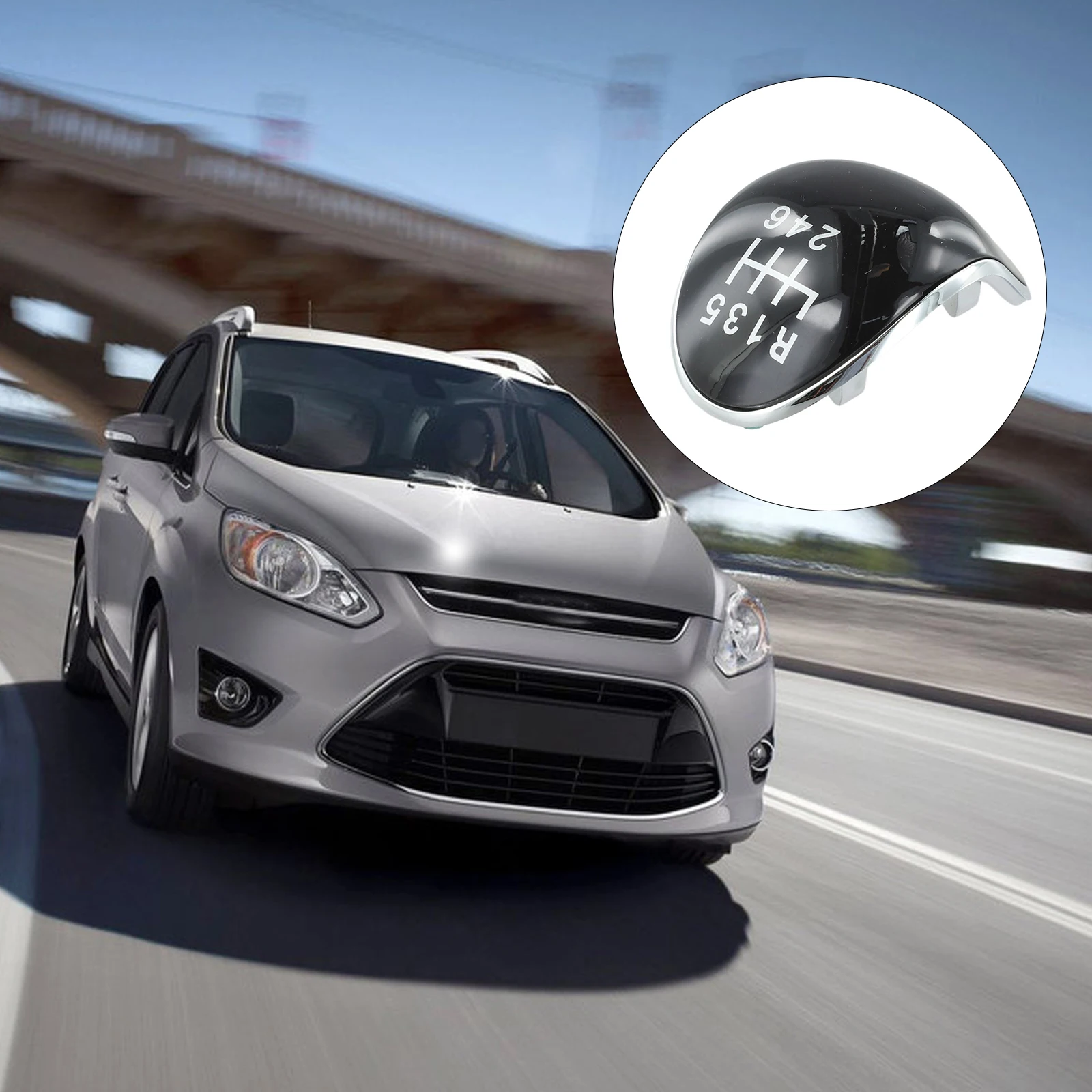 Gear Shift Cover Shift Lever Cover Heat-Resistant Material Seamless Vehicle Integration Sleek Black Aesthetic For Focus