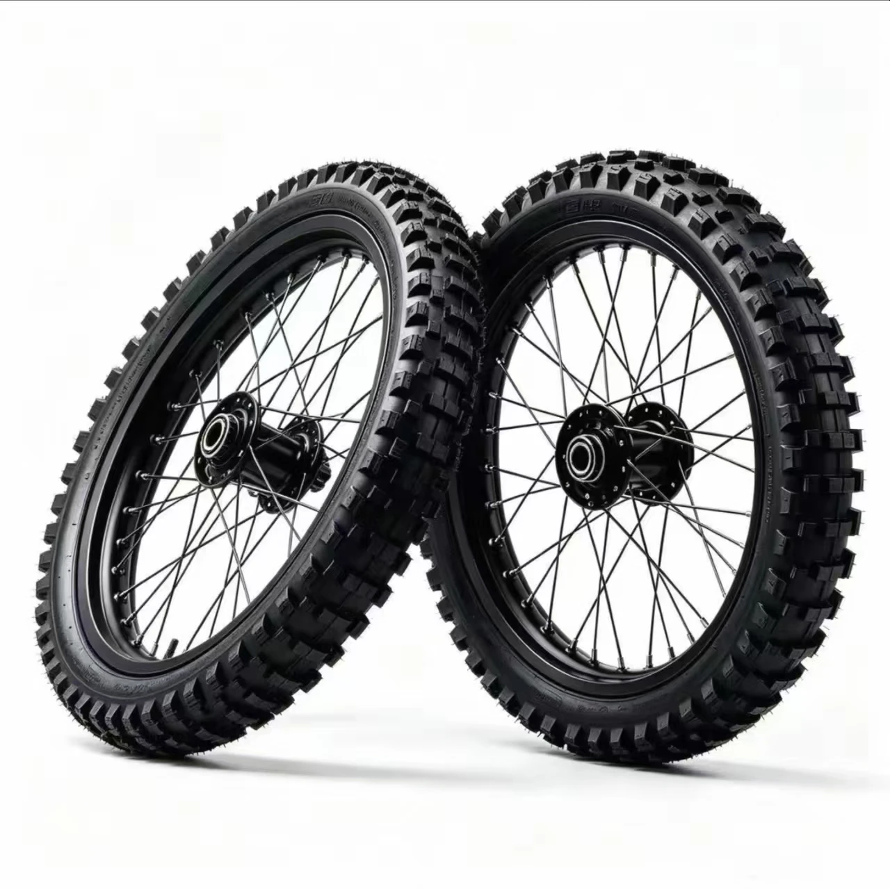 High Performance Off-road Wheel Set Knobby Tires Fit Surron Light Bee / LBX Electric Dirt Bike, 70/100-19 Front 90/100-16 Rear