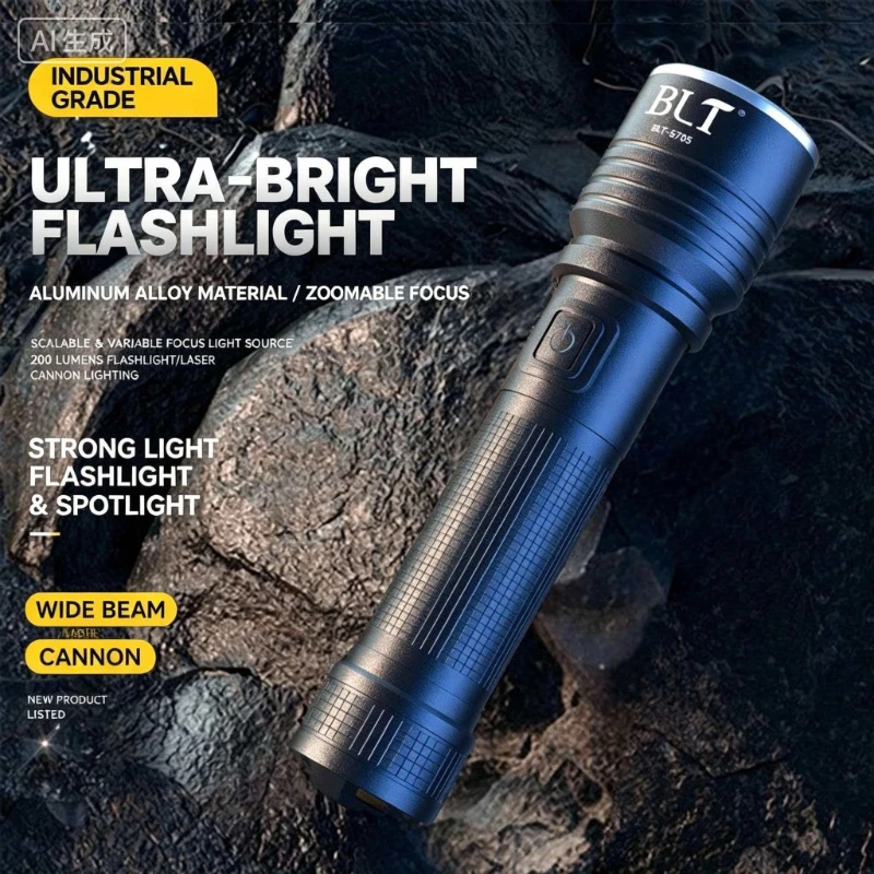 torcia-led-ricaricabile-super-luminosa-100000lm-lampada-tattica-a-lungo-raggio-per-campeggio-pesca-e-attivita-all'aperto-impermeabile