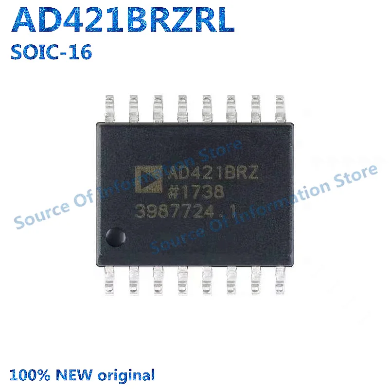 

AD421BRZRL SOIC-16 Loop-Powered Digital-to-Analog Converter (DAC) Chip