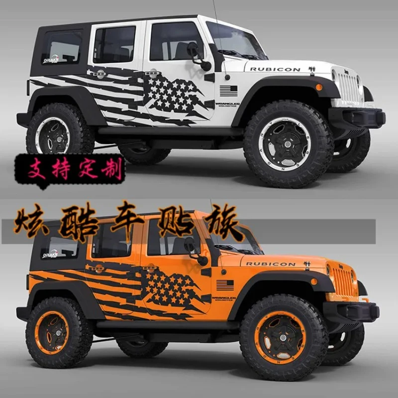 

FOR JEEP Wrangler Car Vinyl Decals Body Sticker pearance Customized fashion sports decal film accessories