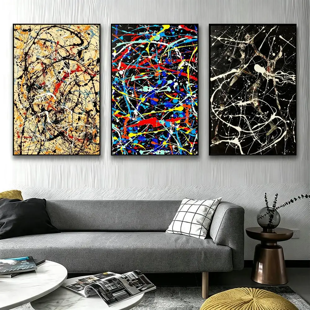 Artist Jackson Pollock Poster Poster HD printing Sophisticated Style Wall Art Home Decor For Bedroom Living Room Creative Gift