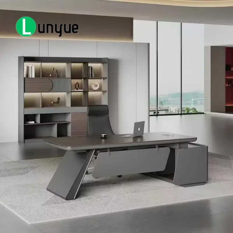 Modern Retractable Desk Customizable Size Color Office Home Business Furniture Space Saving Adjustable Workstation