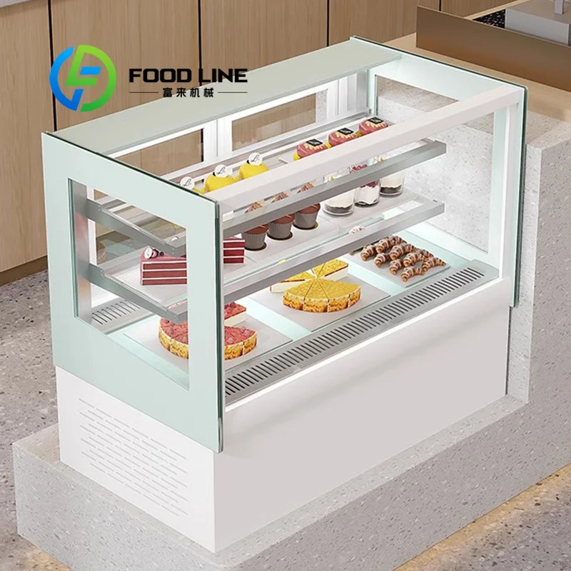 Cake Display Refrigerator Lightweight Frame Similar To Pastry Display Chiller Allows Simple Relocation Inside Bakery For Display