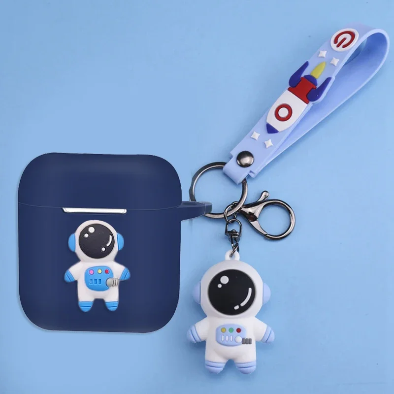 Casos dos desenhos animados para haylou t33 moripods caso bonito animal silicone bluetooth fones de ouvido caso capa fundas