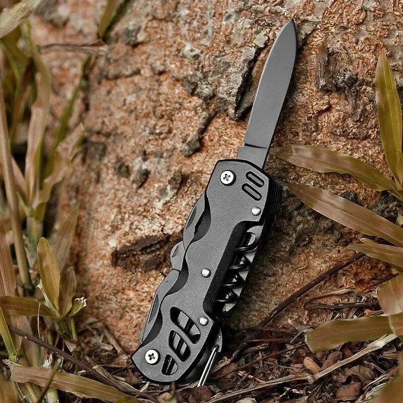 Multifunctional Folding Swiss Army Portable Stainless Steel Pocket Knife Outdoor Camping Emergency CombinationTool Survival Gear