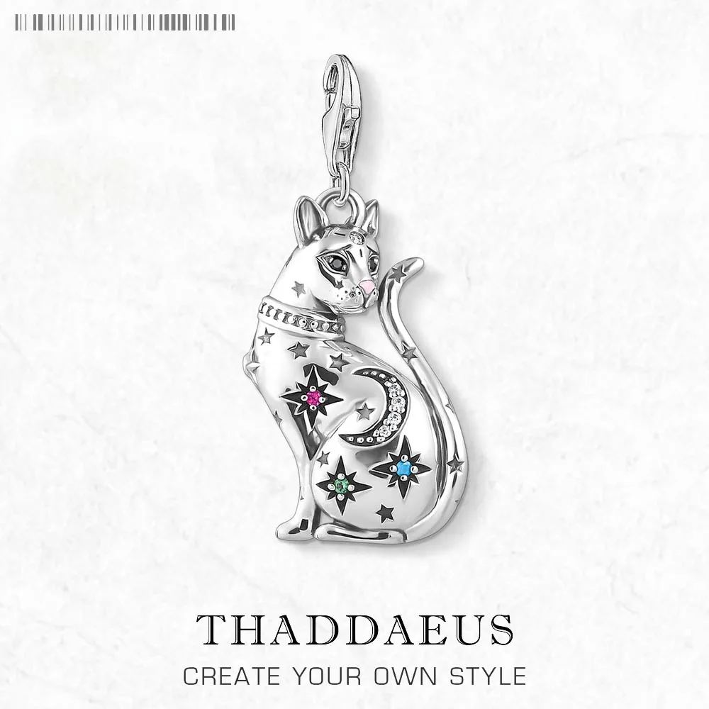 

Волшебная кошка, созвездие, личное счастливое очарование для женщин, романтическая серебряная подвеска