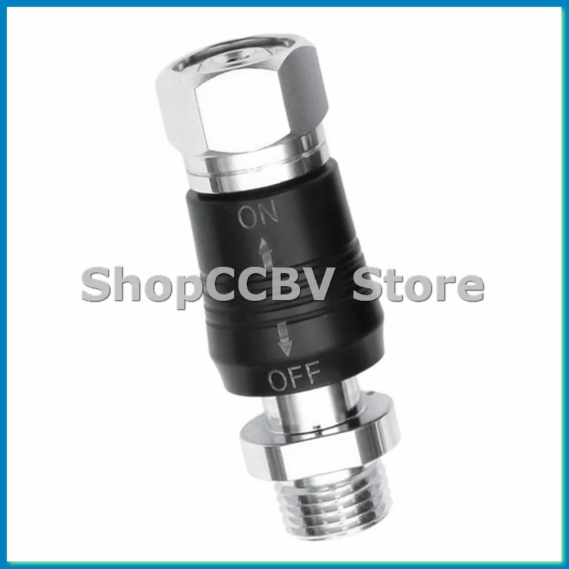 

Scuba Diving Regulator Adaptor 9/16 Thread Connector with on Off Switch BCD Valve Medium Pressure Replacement,Style C-A50M