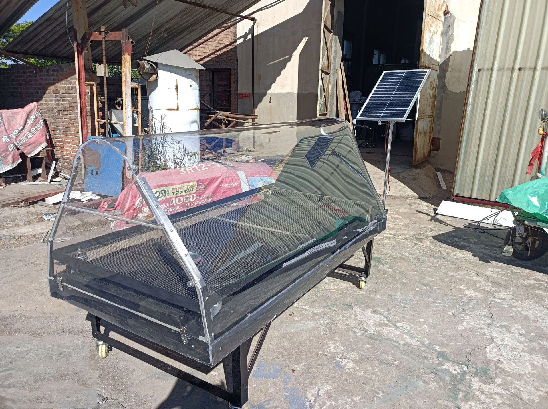 الخضروات الفواكه المأكولات البحرية مصنع الأطعمة المجففة التجارة الخارجية مصنع تجهيز الخضروات محرك مجفف بالطاقة الشمسية