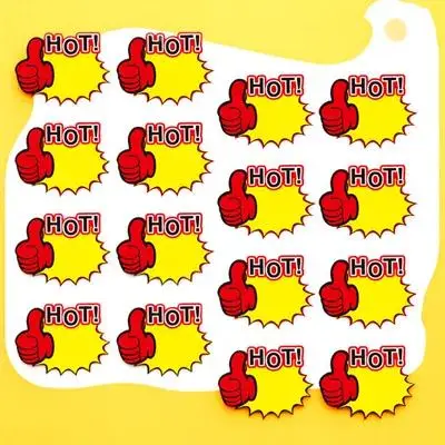 

50 pcs Commodity Mark Market Price Promotional Sticker Advertising Signs Sale Promotional Tags Shop Price Tags Market