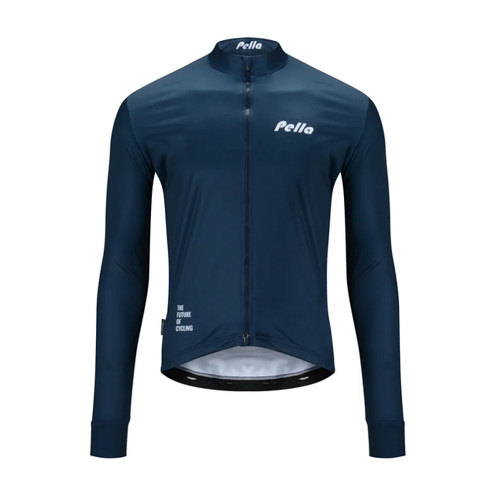 

Pella Men Cycling Jersey Clothing MTB Breathable Jacket Summer Thin Long Sleeve Camisa Masculina Top Maillot Ciclismo Hombre