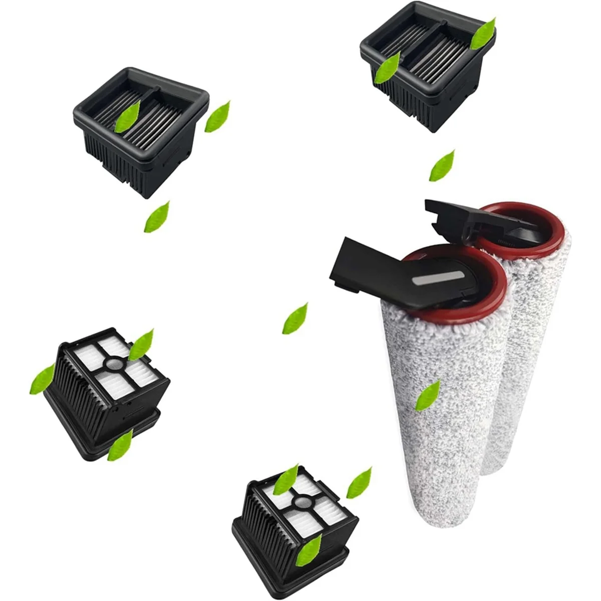 新しい H13 Pro M13 M12pro M12 ハンドヘルド コードレス湿式乾式掃除機には、ローラー ブラシ フィルター交換部品が含まれています