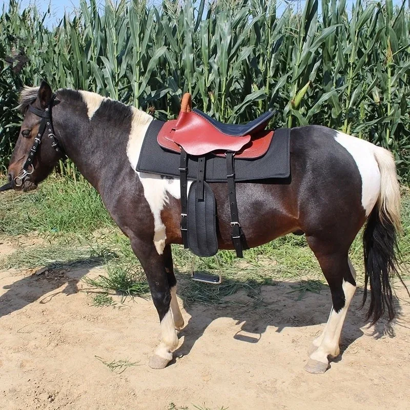 SELA-Sac de Selle 138 Cavalos, Ensemble Complet de Selles de Cheval à Pompon Touristique, Durable et Compétitif