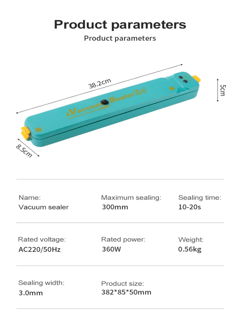 Miniature DryWet Sealing Machine Portable Automatic Sealing Machine Snack Preservation Home