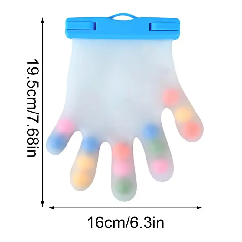 Zabawki sensoryczne Miękkie silikonowe rękawice na rękę Zabawki do żartów Śmieszne rękawice do napełniania wodą Nowatorska gra Miękkie żarty Gadżet na podróże dla dorosłych