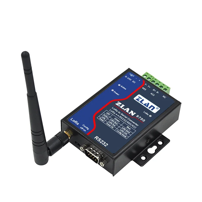 ZLAN9700 dispositivo IoT Ethernet a LORA Gateway módulo inalámbrico de alta velocidad, comunicación y Producto de red