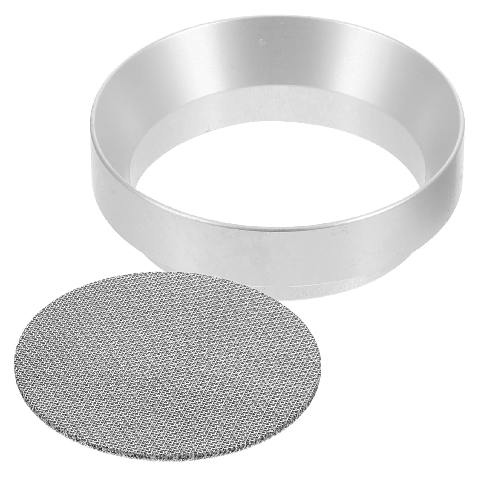 Coffee Handle Set Powder Feeder Cloth Filter Sock Holder Storage Grabber Funnel Carrier with Separator Tool