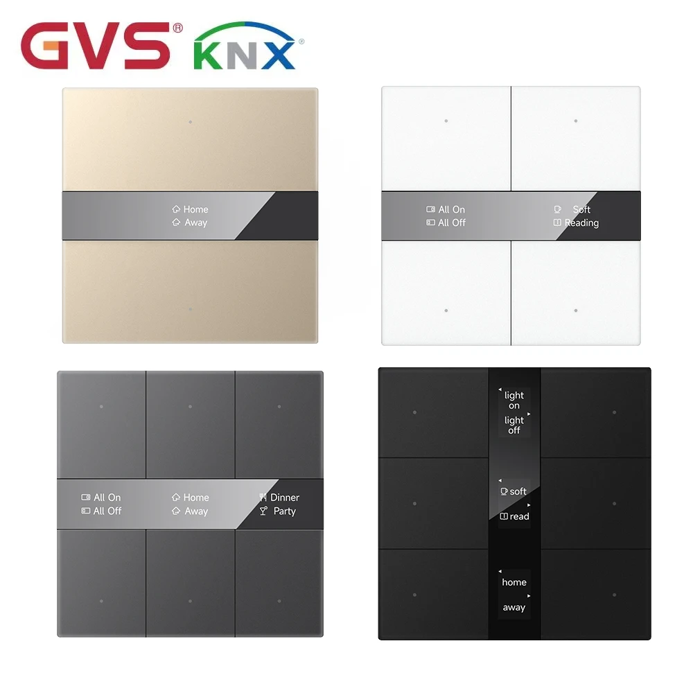 Offer Directly S Series KNX Secure Home Automation System Smart Touch Control Display Panel
