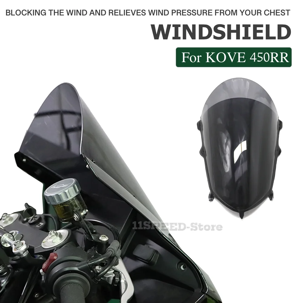 Windshield For KOVE 450RR KOVE 450 RR Windscreens Wind Deflectors Visor Glass