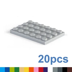20pcs DIY Building Blocks Thin Figures Bricks 4x6 Dots 12Color Educational Creative Compatible With Brand Toys for Children 3032