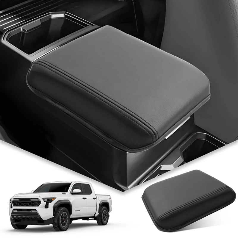 Car Center Console Armrest Cover Pad For Toyota Tacoma 2024 Interior Accessories