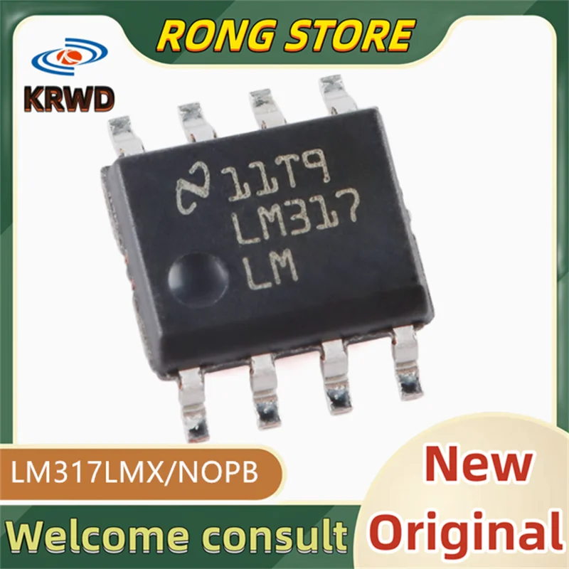 50PCS LM317LM New and Original Chip IC LM317LMX/NOPB LM317LMX LM317 SOP-8