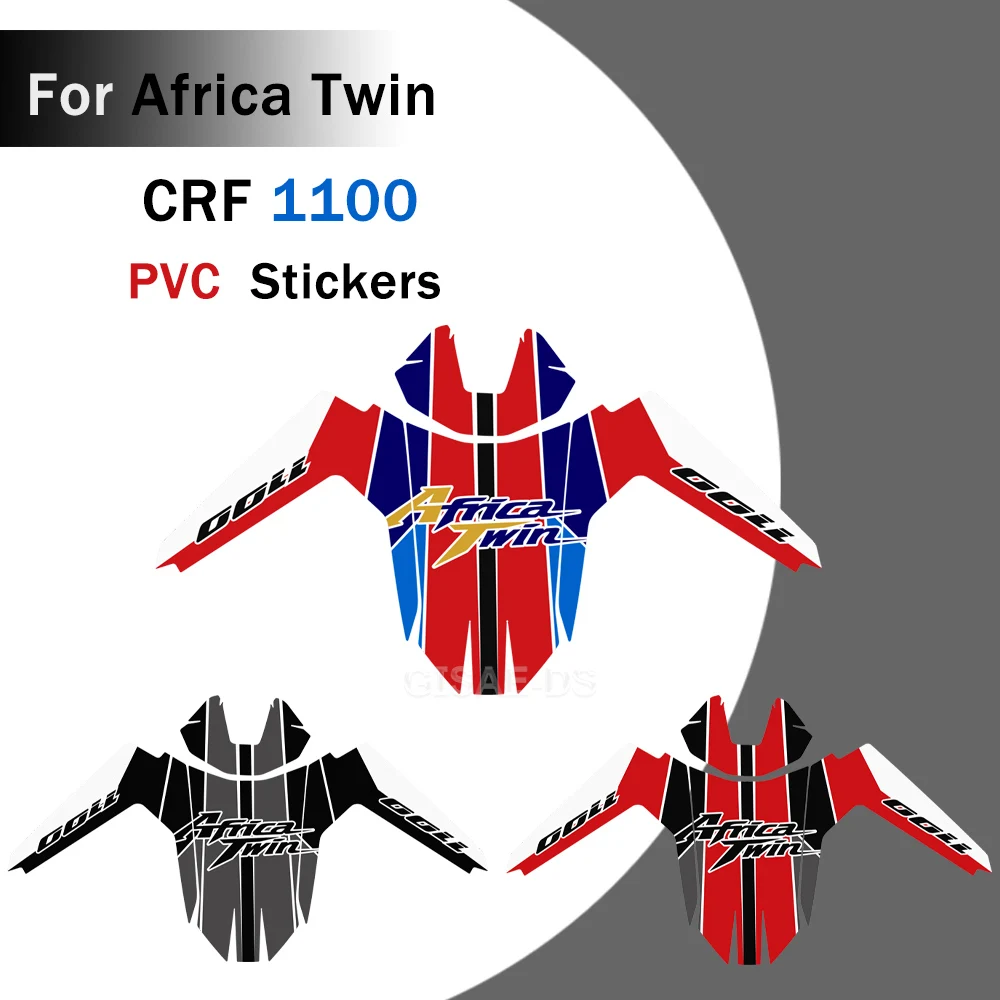 

For Honda Africa Twin CRF1100 CRF 1100 L Adventure ADV CRF1100L Motorcycle StickersSport Side Tank Pad Decal Protector Kit