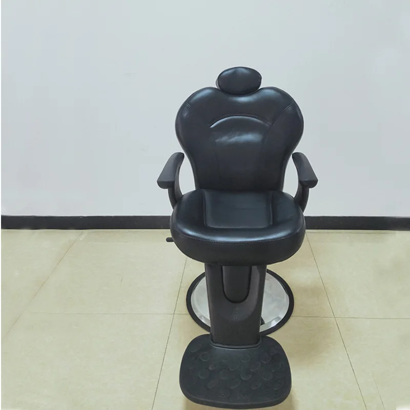 Liftable, Pedal Board, Retro Barber Chair Inverted Men's Barber Salon Chair