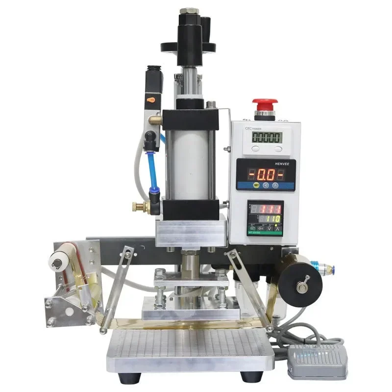 Paper packaging trademark logo embossing hot stamping machine