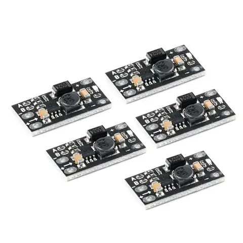 5PCS Mini DC-DC Boost Step Up Converter Board Power Module 3.7V to 12V Voltage Regulator PCB Board Lithium Battery Booster