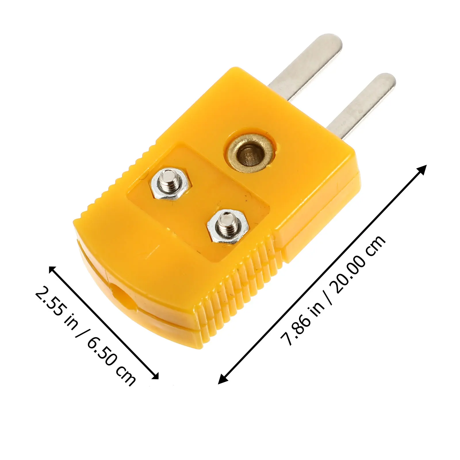 

4pcs Thermocouple Connectors K Type Plug Male Female Adaptor Socket Joint for Temperature Measurement Compatibility