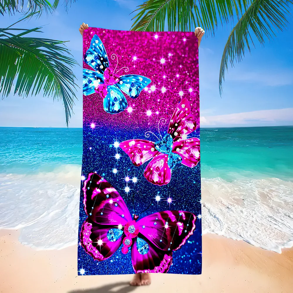Hight Quality Microfiber Beach Towel Quick Dry Towel for Summer Seaside Travel Outdoor Sport 6 Sizes Fitness Gymnastics Jogging