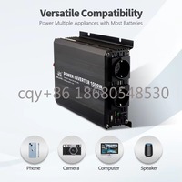 AQ 1000W Modified Sine Wave Solar Inverter DC 12V/24V to AC 220V-240V 50/60Hz Converter for Off-grid RV, Camping & Yachts