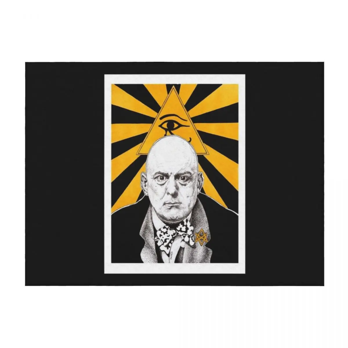 

Aleister Crowley Throw Blanket Hair Baby Sleeping Bag warm for winter Blankets