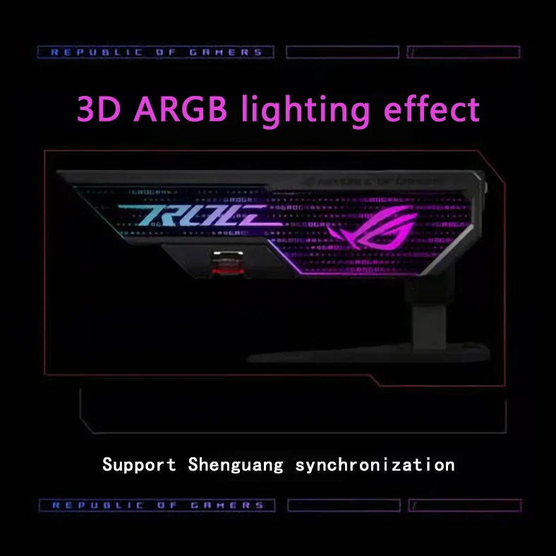 Rog Hercules Grafische Kaart Beugel, Gpu Beugel Diy Computer Desktop Gaming Rtx3080/3090ddr5 Gaming Asus Gamer Land