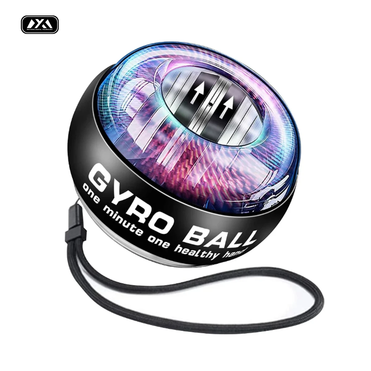 Wrist Power Hand Ball Auto-Start Grip Ball Strengthener Gyroscopic Arm Gyro Hand Ball Home Fitness Forearm Exerciser