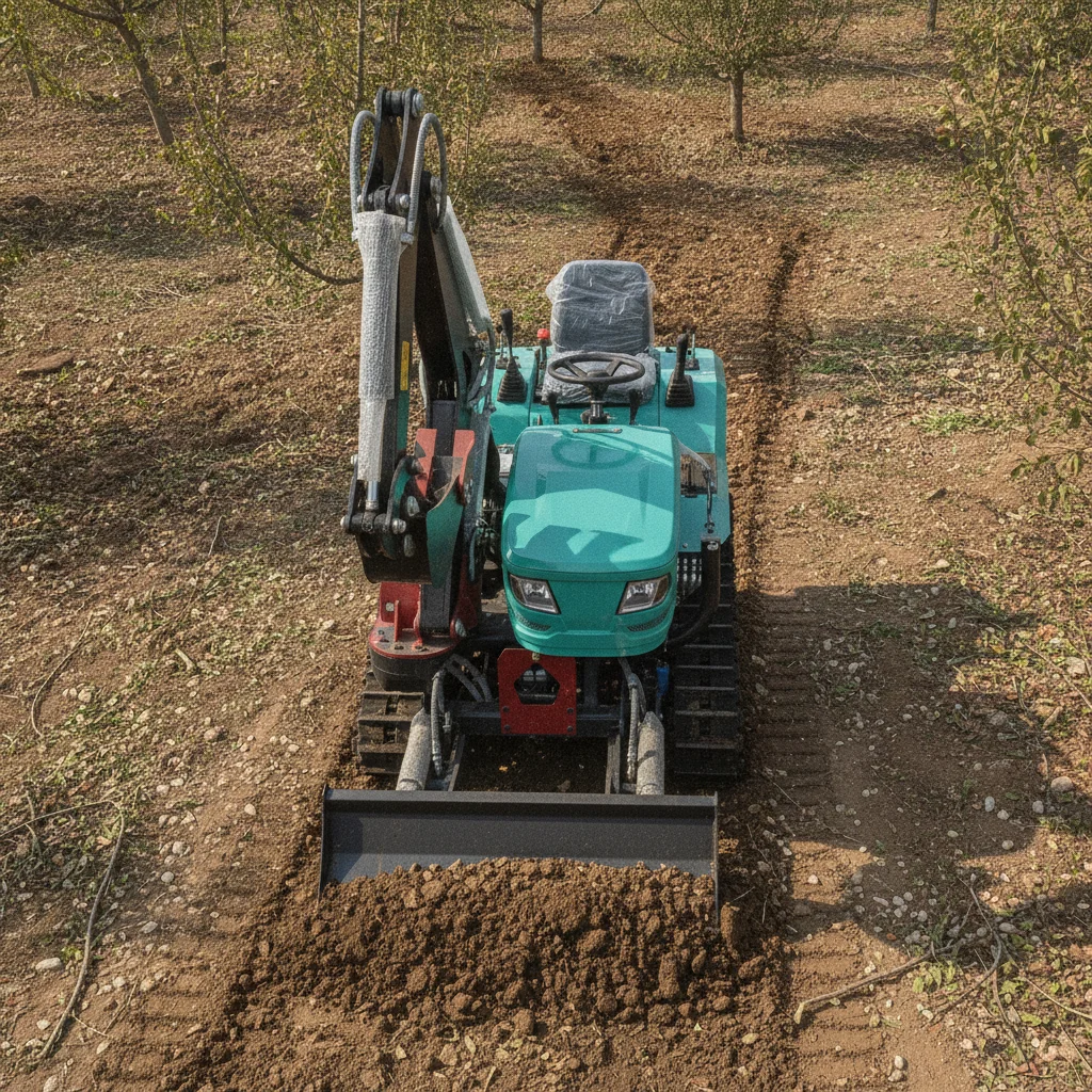 Hot Sale Heavy Duty Crawler Tractor, Efficient Farm Soil Preparation Machine For Rural Areas, Free Shipping