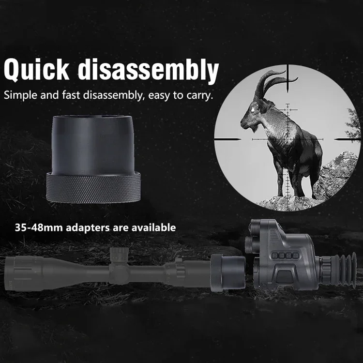 HENBAKER NV710S 사냥 야간 투시경 단안 야간 투시경 적외선 야간 투시경