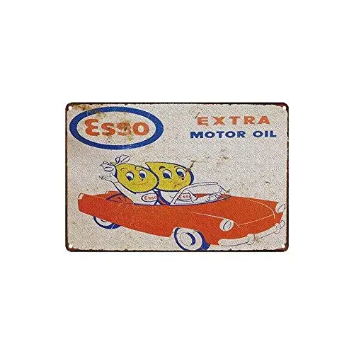 

Esso Экстра маслостойкие металлические жестяные знаки 8x12 дюймов Настенный декор для кухни