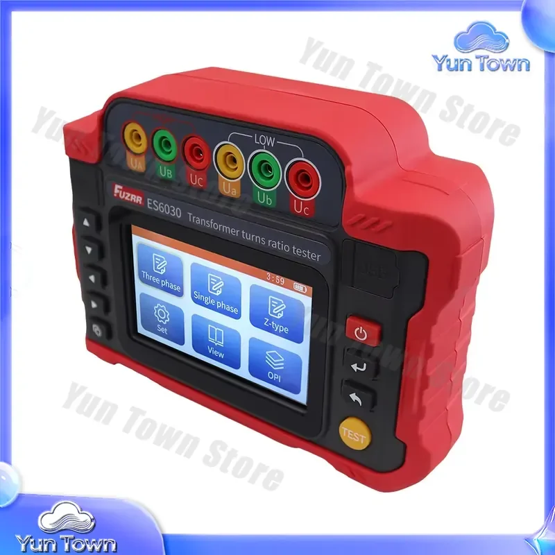 ES6030 TTR Tester for Motor Turns Ratio Tester Single Phase Transformer Turns Ratio Tester for Electrical Testing Equipment