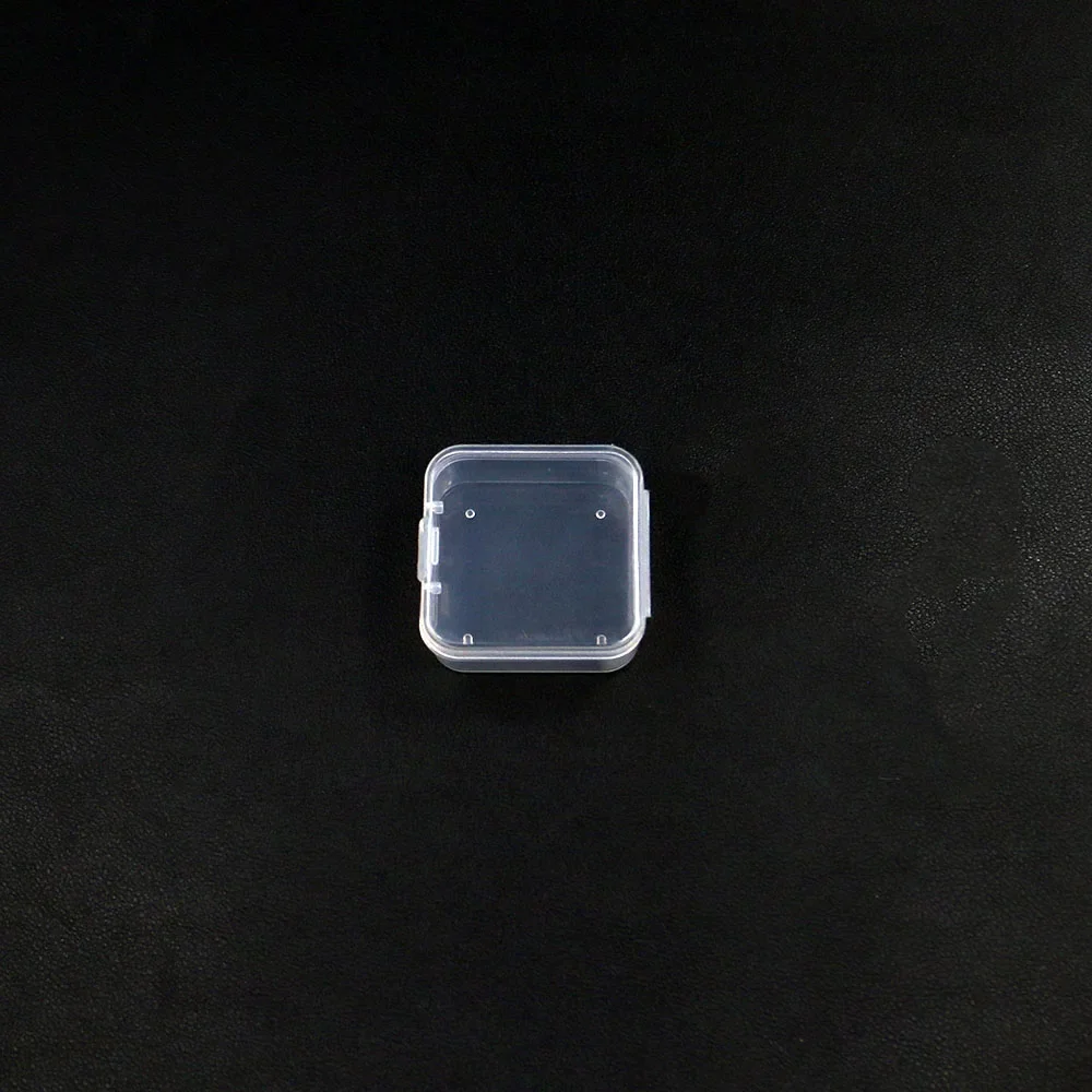 

Multi-functional Geometric Square Transparent Plastic Jewelry Storage Box for Necklaces Bracelets Earrings and Bead Organizing