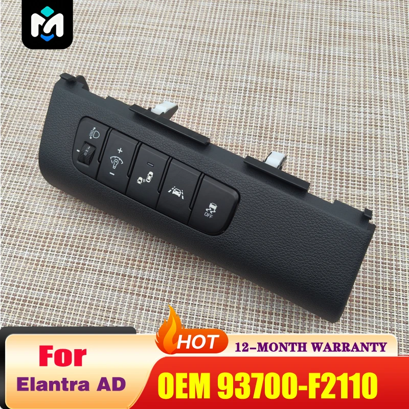 93700F2110 93700-F2110 instrument lamp switch For Hyu-ndai Elantra AD 2016-2018