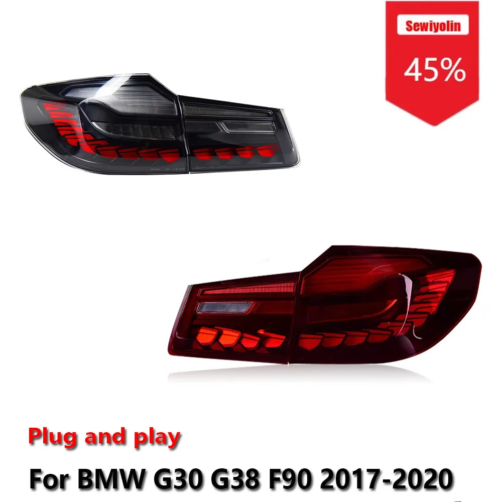 

Sewiyolin автомобильные светодиодные задние фонари аксессуары для BMW G30 G38 F90 2017-2020 DRL тормозной указатель поворота Plug and Play