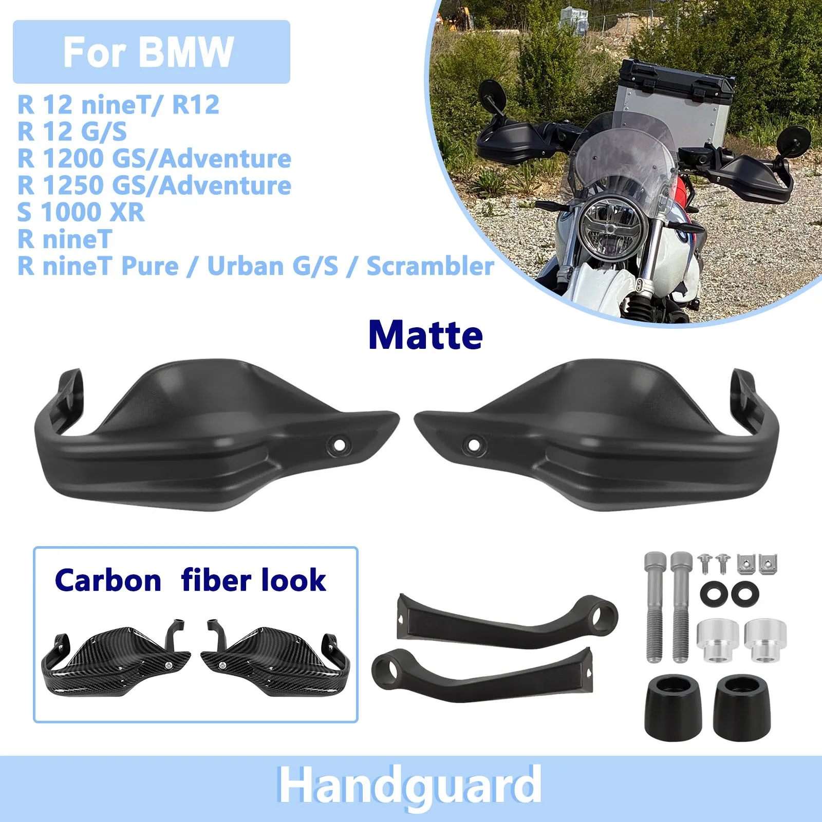 Motorcycle Handguards Hand Shield Wind Deflectors For BMW R12 nineT R nineT R1200GS R1250 GS S1000XR Windproof Handlebar Guard