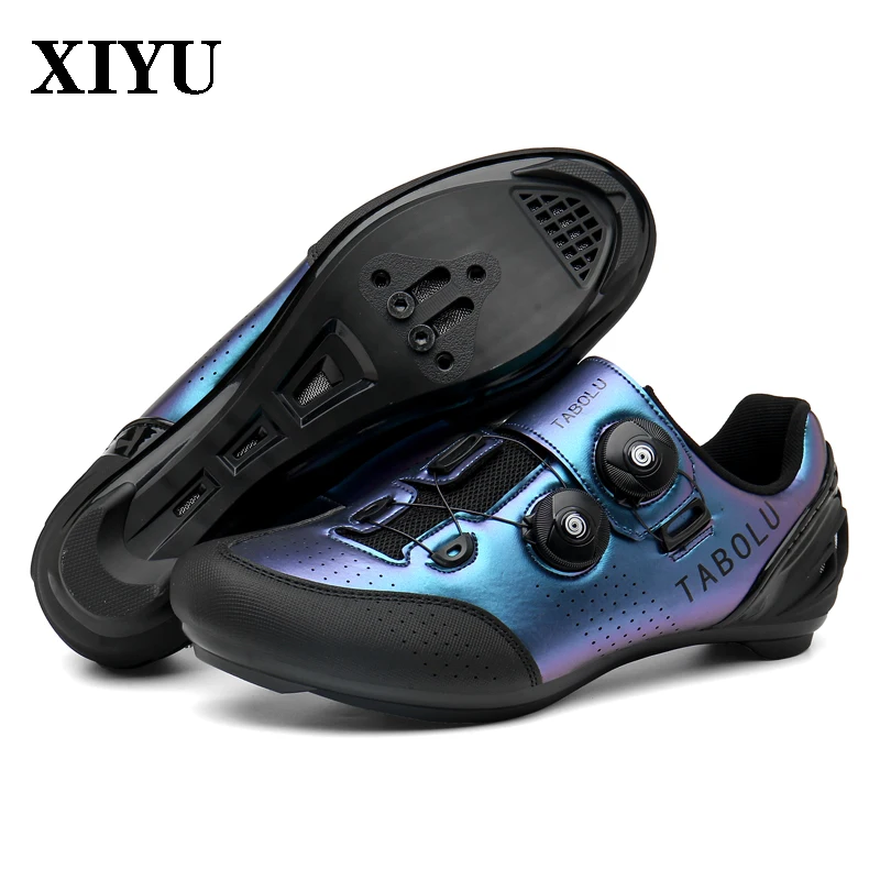 

XIYU 38-47# Men's New Cycling Shoes Summer Breathable Outdoor Competition Self-locking Mountain Cross-Country Cycling Shoes